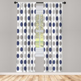 Microfiber Semi Sheer Curtain Pair