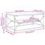 Solid Wood Coffee Table with Storage-275933334