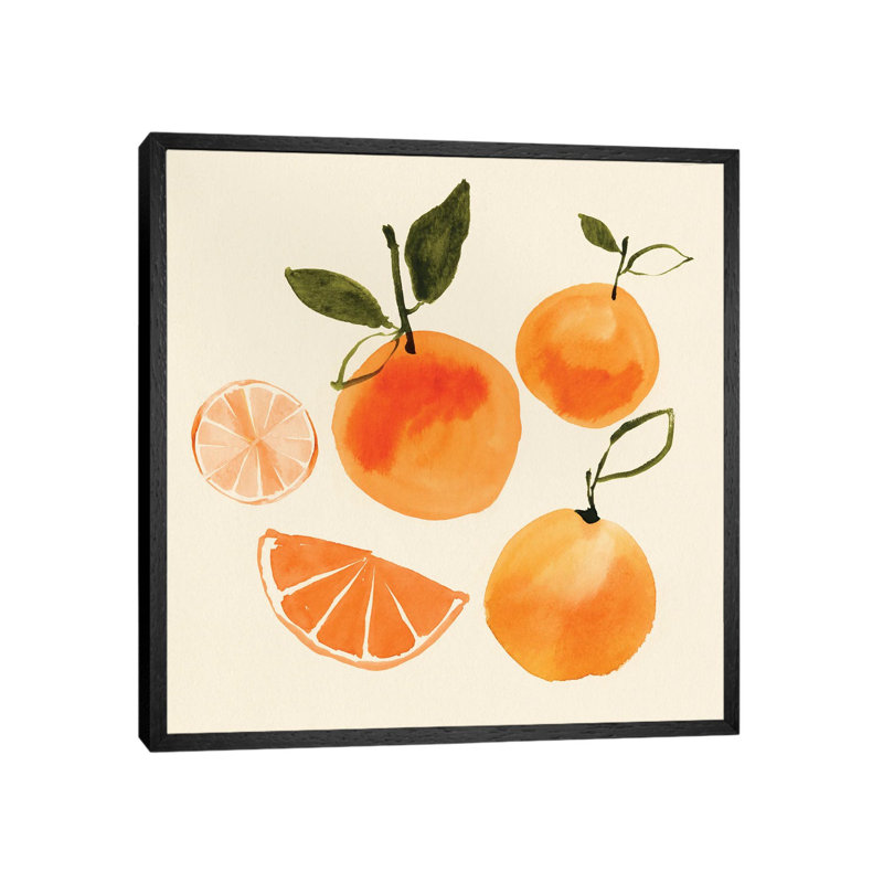 Juicy Fruits II by Isabelle Z - Painting on Canvas, 66.04 cm H x 66.04 cm W, Black Framed