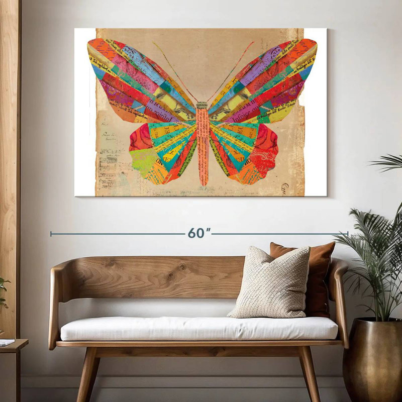Craft Butterfly, 34" H x 51" W