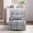 30" Velvet Upholstered Multifunctional Swivel Sofa Chair-1552819967