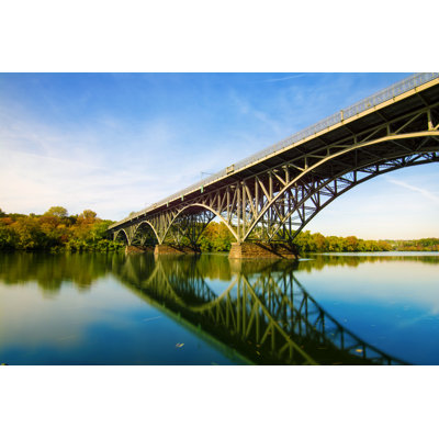 October On The Schuylkill by Zullos - Wrapped Canvas Print