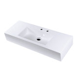 Luce 40'' L Bathroom Sink
