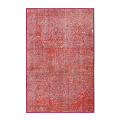 Rouge Tapis décoratif Pressley