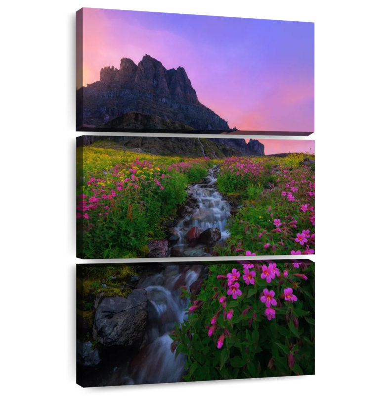 Alvord Scenic Flower Field, H 45 po x l 28 po