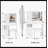 29.2" Small Size Left Drawer Desktop Vanity Table + Cushioned Stool, Large Sliding, Touch Control, Tri-Color Switching, Brightness Adjust LED Mirror, High Capacity Storage, Suitable For Small Space-646618734