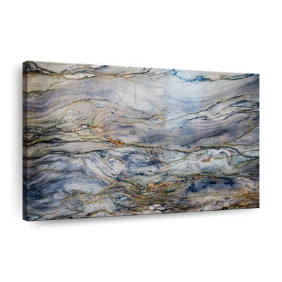 Impression sur toile marbrée
