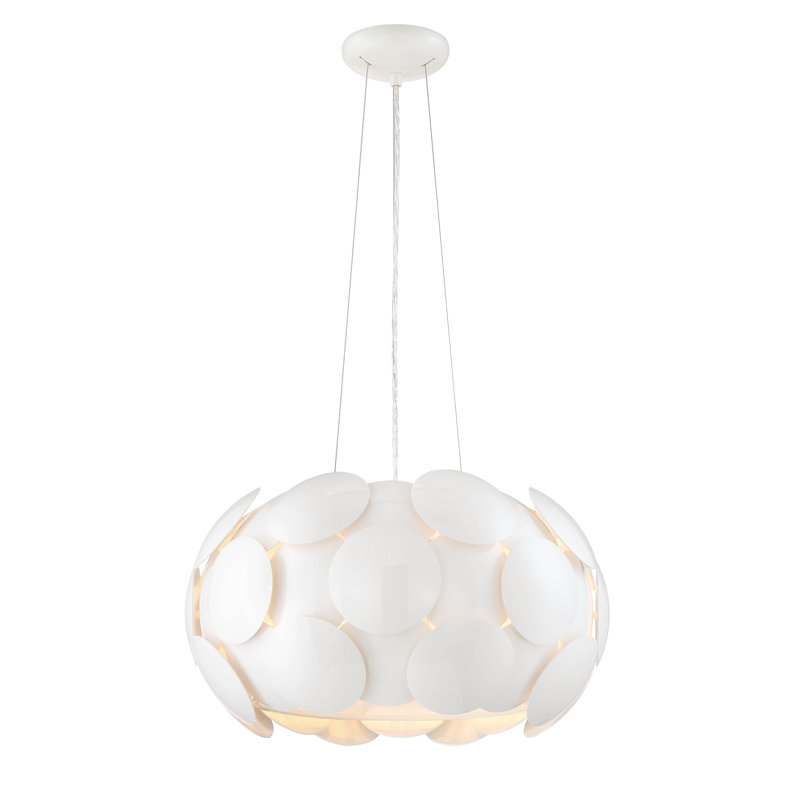 Lustre géométrique 6 lumières unique Crown