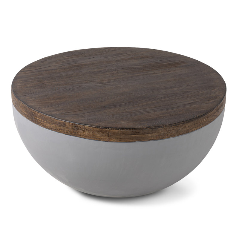 Kamsville Round Concrete Side Table
