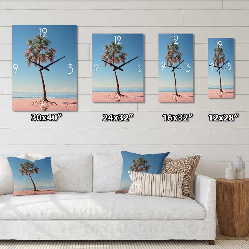 Horloge murale bord de mer, Grand