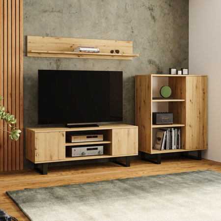 90cm Sideboard, Artisan Oak