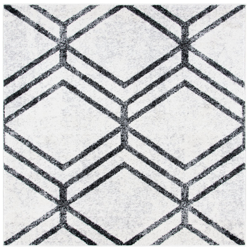 Tapis géométrique Wyckhoff Performance, Carré 4 pi
