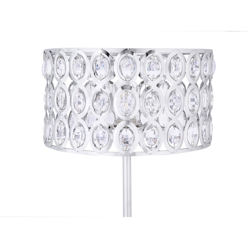 Cleveland 160cm Silver Traditional Floor Lamp