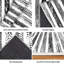 Black Machine Washable,Bicycle Tire Tracks Bike Track Indoor Area Rug-1191646403