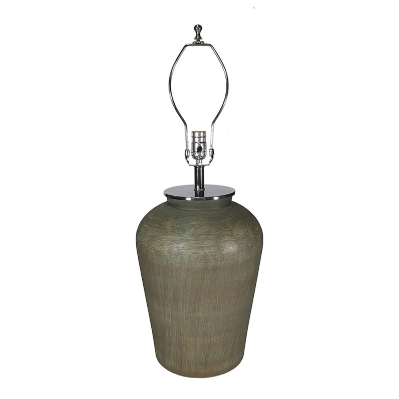 D18x28.5" Glass Table Lamp(Excluding light bulbs)