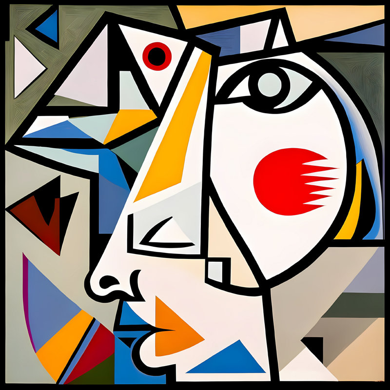 Déchiré, H 24 po x l 24 po