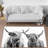 Non-Woven Thin Type Printed Rug with Intricate Geometric Design and Soft Palette Ideal for Enhancing the Aesthetic Appeal of Your Living Room or Bedroom-126123252