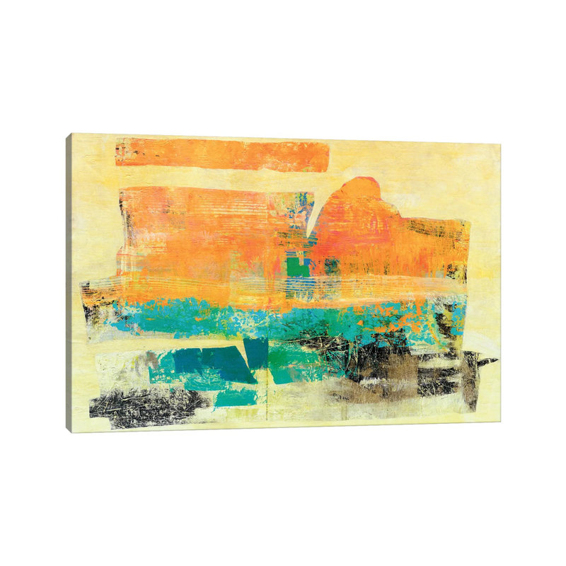 Sherbet - Painting on Canvas, Wrapped Canvas, 20.32 cm H x 30.48 cm W