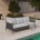 Gray Cushion/Black Frame