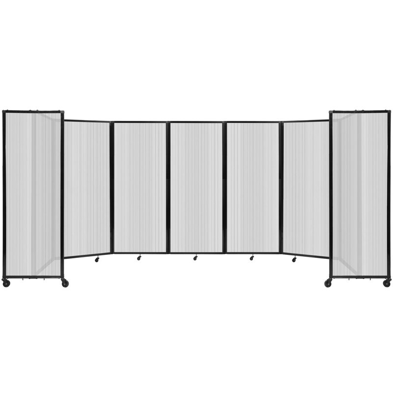 Cloison murale en polycarbonate 360, H 48 po x l 234 po, Transparent