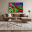 «Neo Expressionism 81», art mural sur toile grise