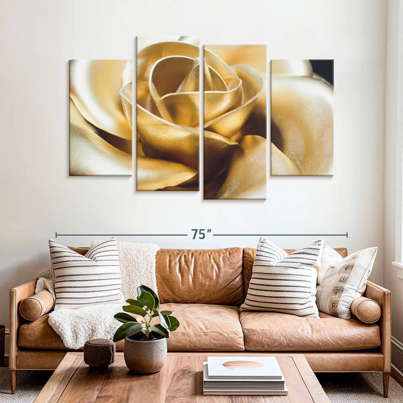 Kerner Gold Rose, 42" H x 68" W