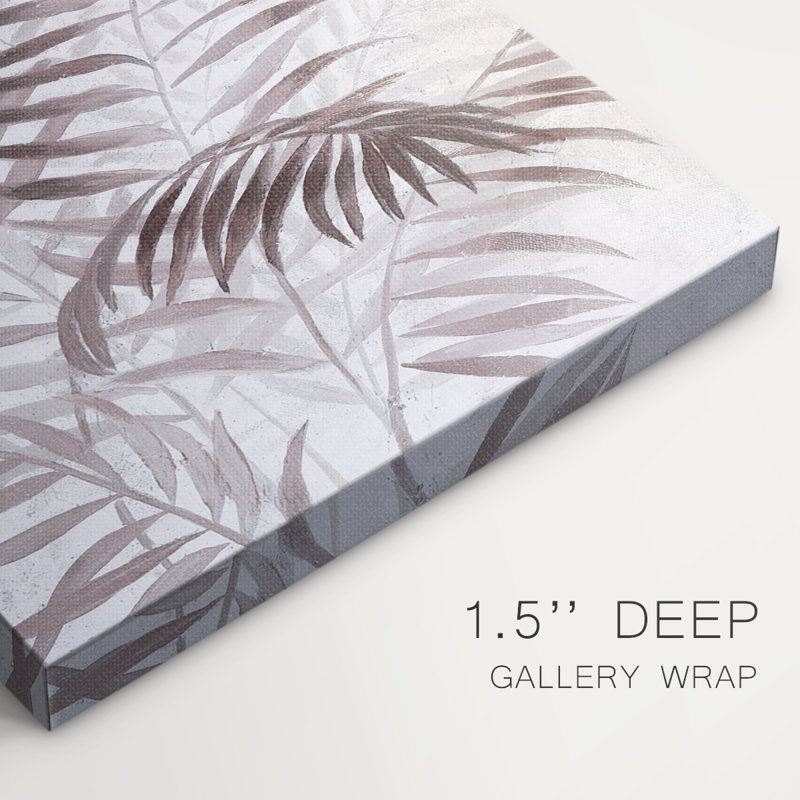Toile tendue avec châssis I-Premium Inverted Island Palms - Prêt à être accroché, H 60 po x l 80 po