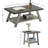 Tevis 3-Piece Wood Coffee Table with Shelf-834649708-834649498