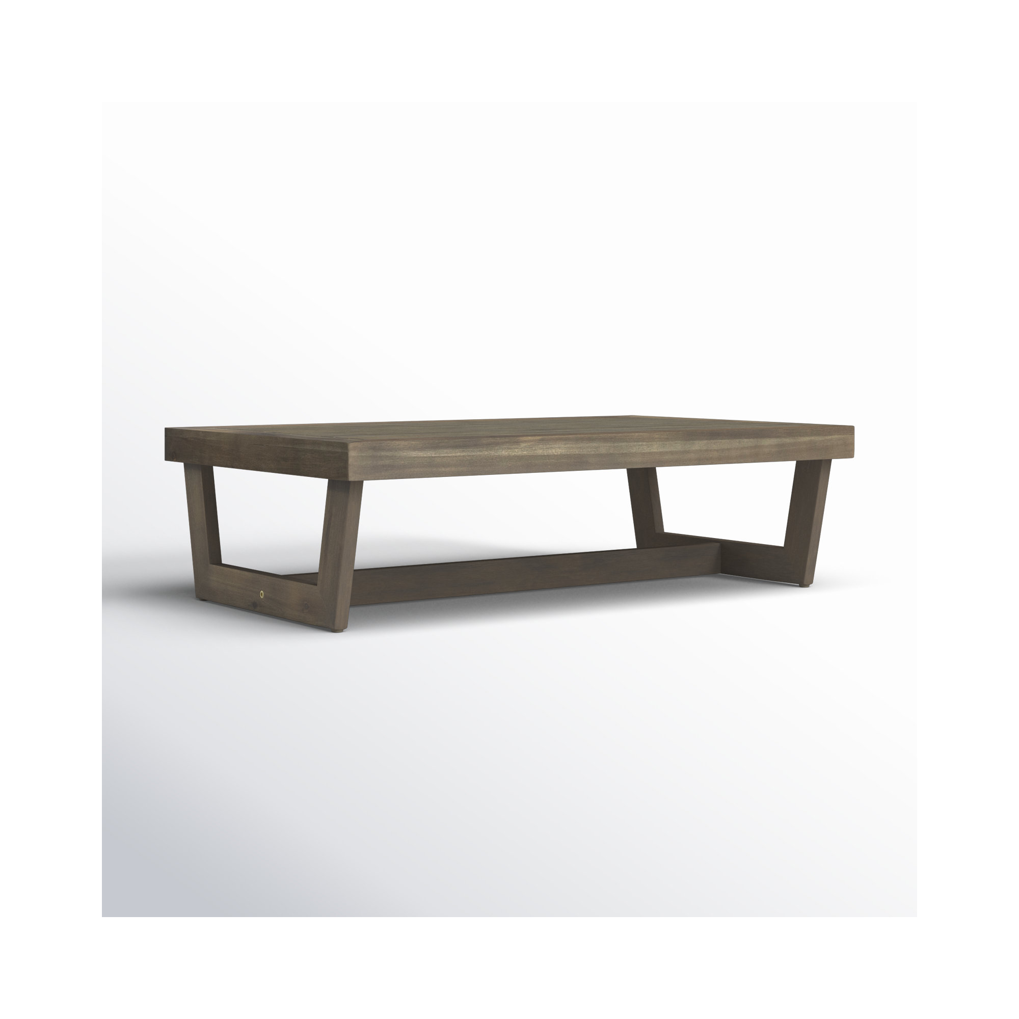 Louise 39.5'' Outdoor Coffee Table, Gray