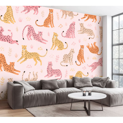 Papier peint adhésif autocollant Leopard