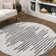 Exmore Berber Stripe Geometric Ivory/Black Indoor/Outdoor Rug
