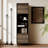 67'' Modern Tall Bookcase With Dual Cabinets, Glass Shelves & 3-Color LED Light Strips