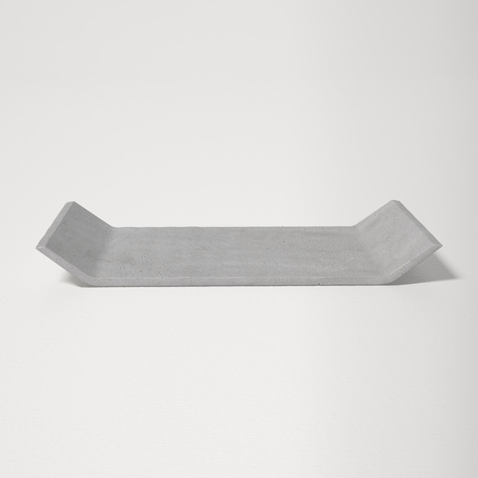 MOON Coffee Table Tray, Light Gray, 1.18" H x 15.75" W x 11.81" D