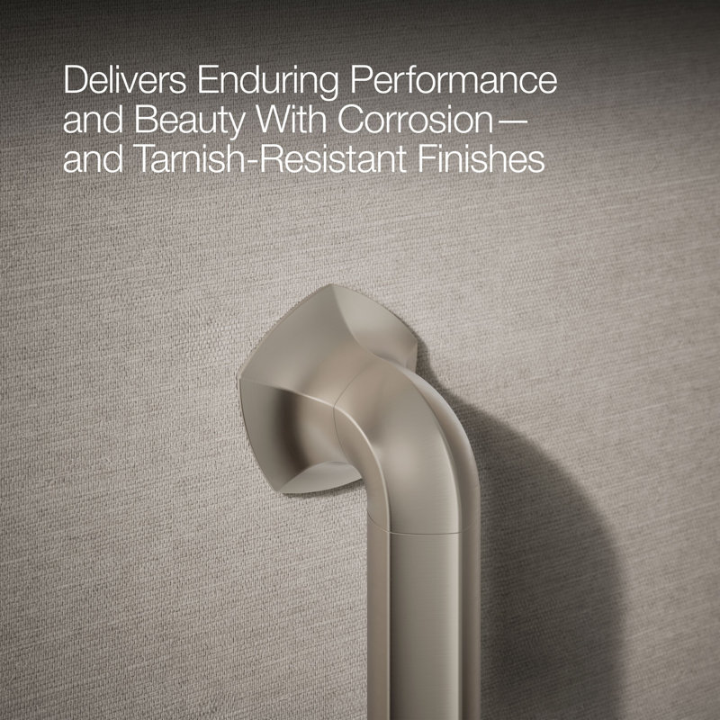 Occasion Grab Bar, 12", Vibrant Brushed Nickel
