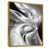 Toile avec cadre flottant or