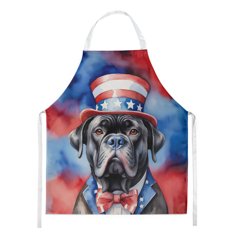 Patriotic American Apron, Cane Corso