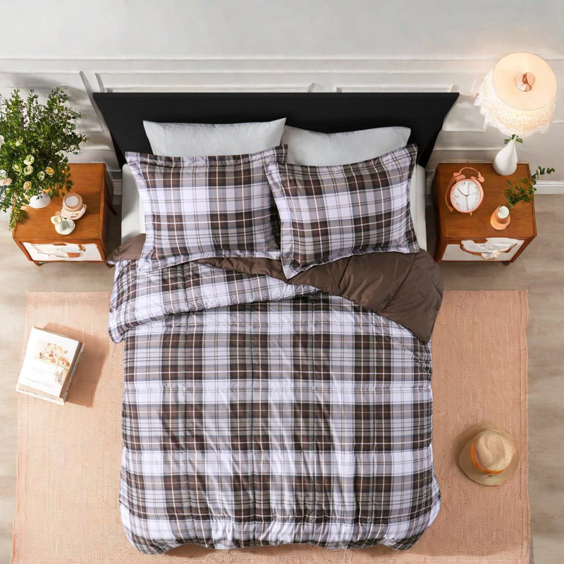 Ensembles de literie en microfibre confortables, conception hypoallergénique pour toutes les saisons