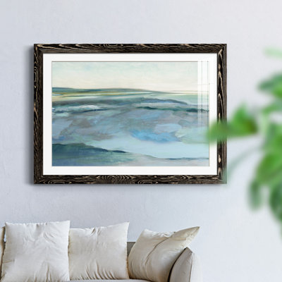 Marée basse - peinture encadrée