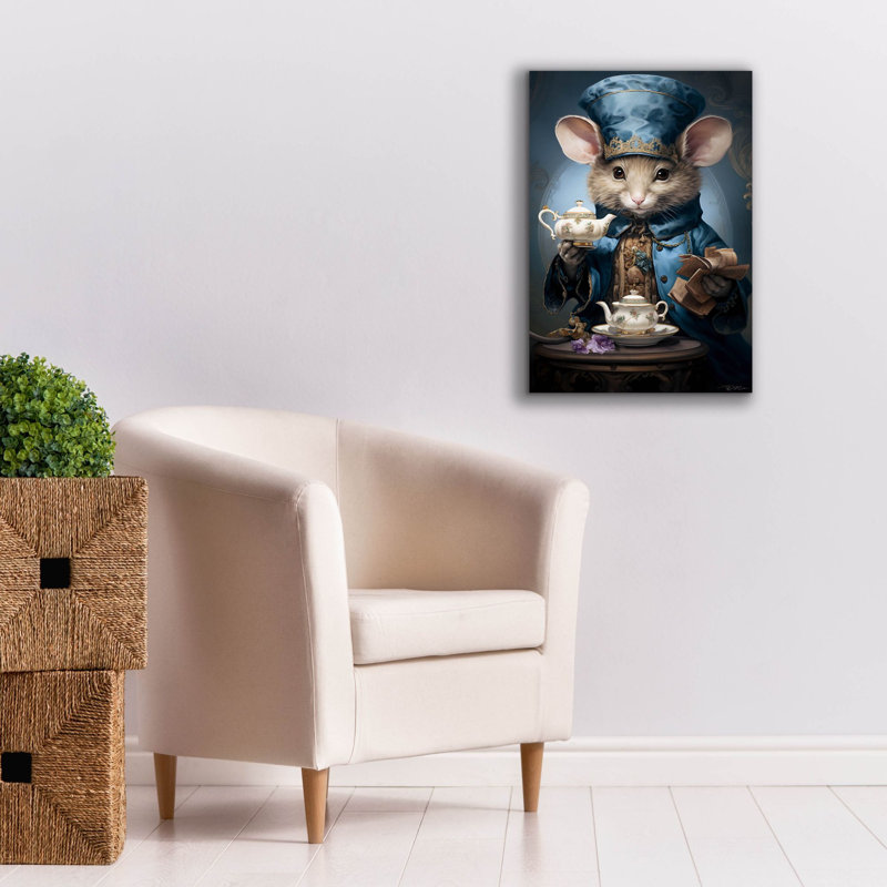 Toile épique «China salesman» par Momart, H 26 po x l 18 po x P 0,75 po