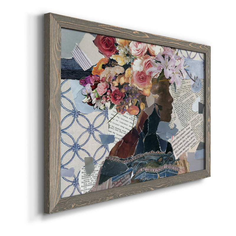 Contemplation I - cadre photo, impression sur toile, H 31,5 po x l 23,5 po x P 1,5 po, Toile avec cadre gris