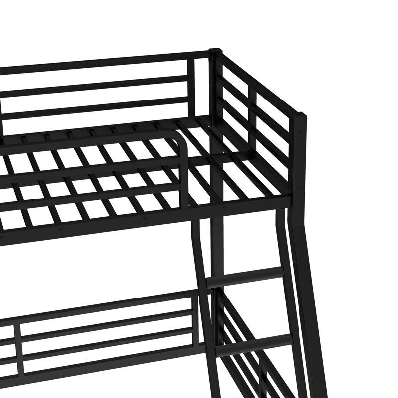 Metal Bunk Bed Quiet Design, Noise Reduced, Twin Over Full