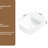 American Style Milk White Rectangle Bathroom Vanity Sink Above Counter, Made Of Ceramic, Non - Porous Surface For Stubborn Stains Removal, Small Scratches , 15.37 In Depth, 11.56 Width, 5.44 Height