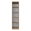 Ensemble de bibliothèque 2 pièces H 71,1 "- chêne naturel