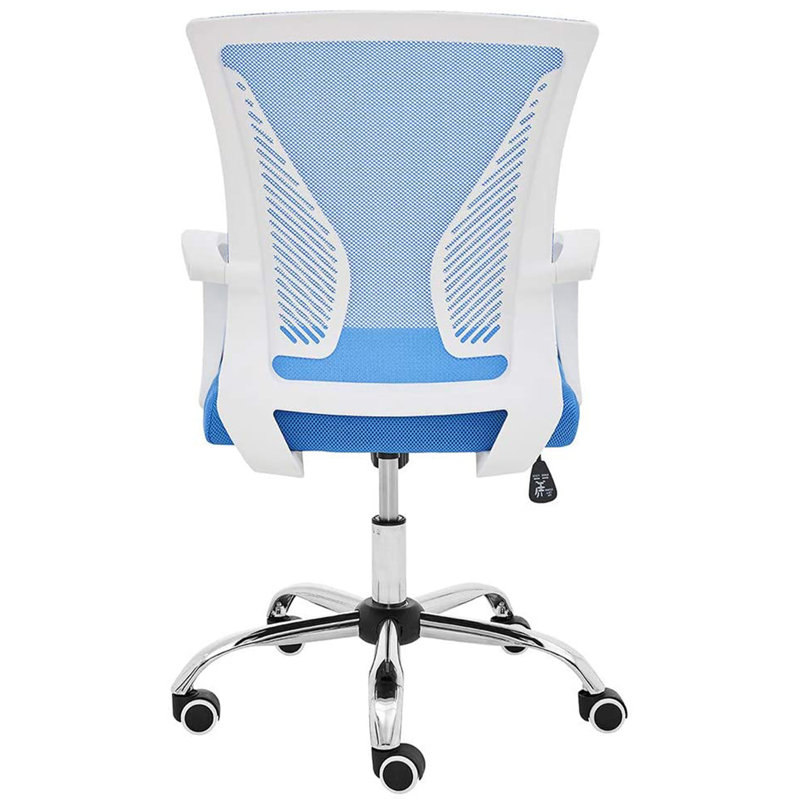 Mashea Mesh Task Chair, White, Blue