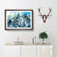 Mountain Tops in Canada in Abstract - Picture Frame Graphic Art Print-55731401-55731398