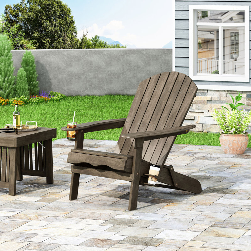 Chaise Adirondack Bellwood, Gris