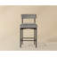 Upholstered Stool with Metal Frame