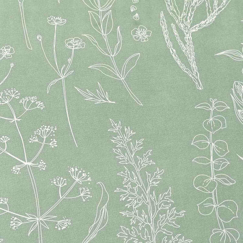 Microfiber Floral Duvet Cover with Pillowcases Included