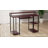 Modern Home Office Computer Writing Study Desk with Storage Shelves and Keyboard Tray-311122089