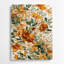 Watercolor Floral 45 Brown Metal Wall Art-1685518462